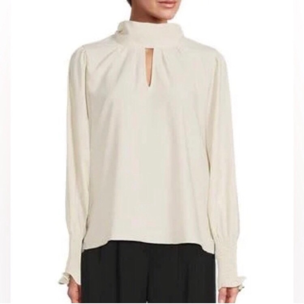 NWT French Connection Elegant Cream Women's Blouse